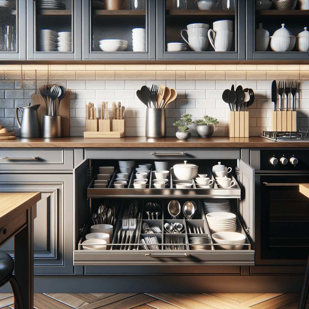 Objavte výhody moderného príborníka do kuchyne - organizácia, estetika a praktickosť pre váš domov. Uľahčite si varenie aj servírovanie!