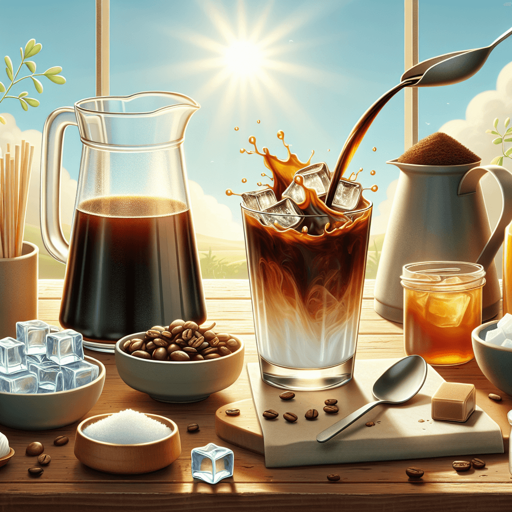 ako pripraviť ľadovú kávu