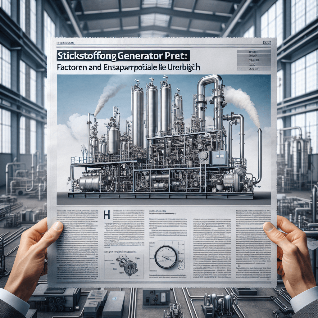 Erfahren Sie, wie der Stickstoffgenerator Preis von Technologie, Reinheit und Kapazität abhängt. Optimieren Sie Ihre Investition langfristig!